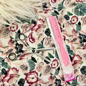 Haircutting / Thinning Shears + Thinning Razor Set Lot NWT 🌸